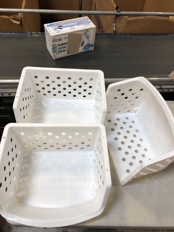 Photo 1 of  3 PCS PlasticStacking Organizer Basket