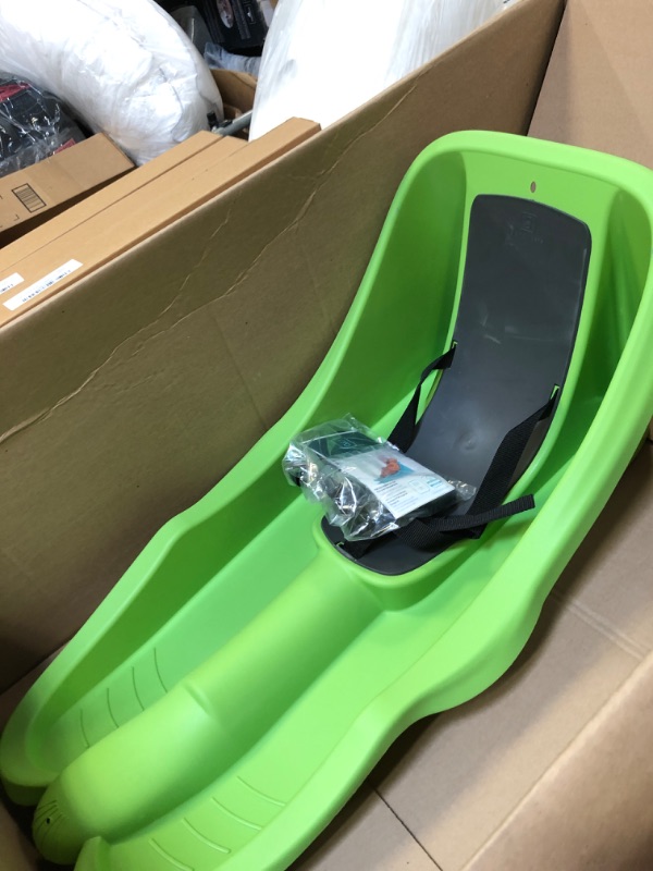 Photo 3 of Gizmo Riders Baby Rider Mystic Green Pull Snow Sled for Toddlers 55 Lbs Ages 6 Months+
