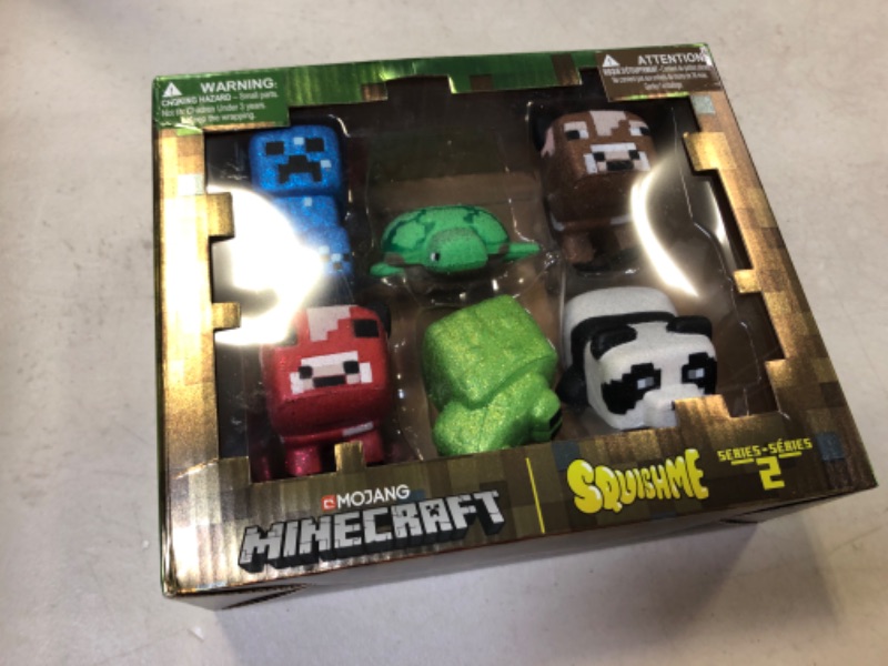 Photo 2 of Just Toys LLC Minecraft SquishMe Series 2 Collector's Box
