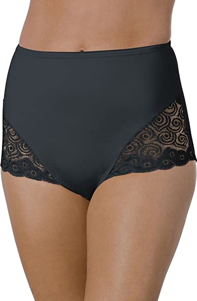 Photo 1 of Bali Women’s Firm Control Shapewear Brief with Lace Fajas 2-Pack DFX054
