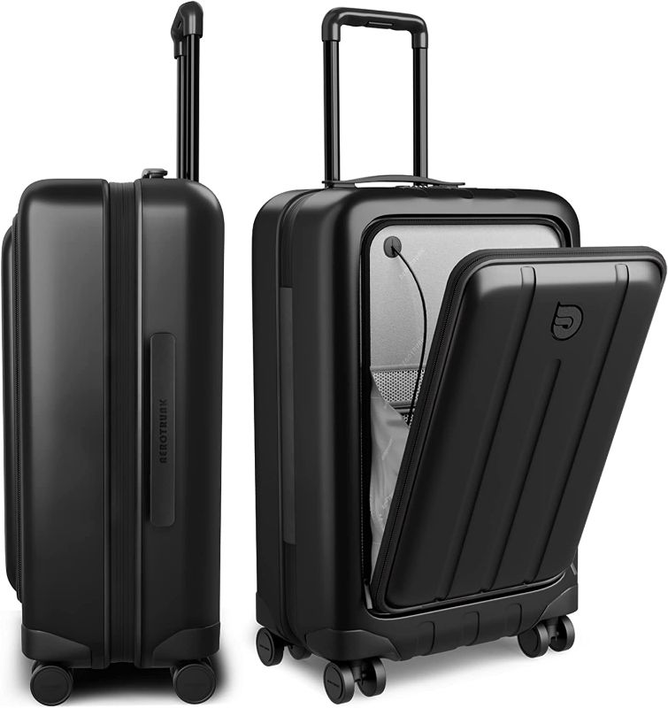 Photo 1 of Aerotrunk Small Carry on Luggage, Suitcase with Wheels, 22x14x9 Airline Approved, Hard Shell 15" Laptop Compartment
**TOP IS LOCKED, CODE UNKNOWN**
