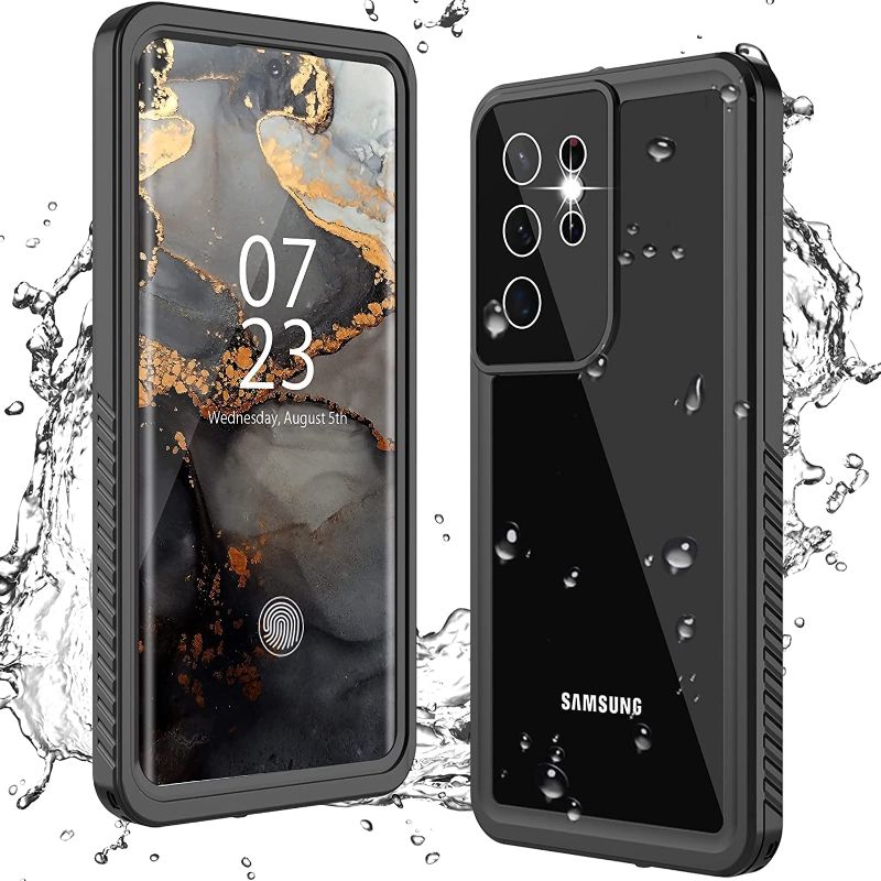 Photo 1 of ANTSHARE for Samsung Galaxy S21 Ultra Case Waterproof,Galaxy S21 Ultra Case with Screen Protector,360 Full Body Heavy Shockproof Rugged Samsung S21 Ultra Phone Case for Women Men BLUE