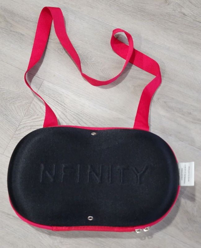 Photo 1 of NFINITY Cheer Shoes Travel Bag Carrying Case ONLY Size 6 Vengeance Black Pink EC