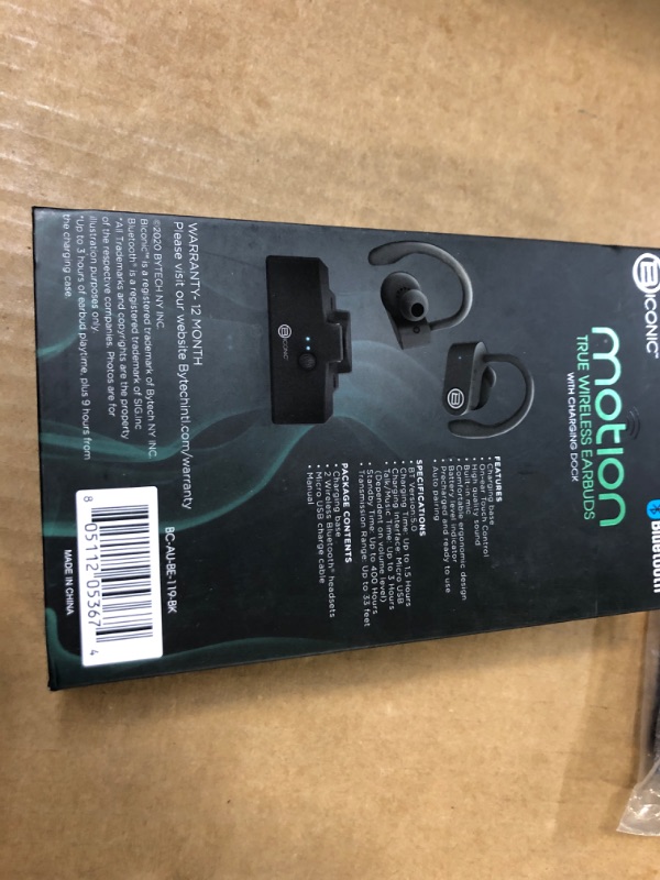 Photo 2 of Bytech BCAUBE119BK Freedom TRU Wireless Earbuds