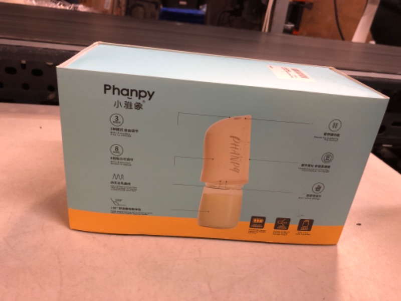 Photo 2 of Phanpy Electric Wearable Breast Pump Hands Free 20?24?27 mm, None Leak 1 Count-----FACTORY SEALED
