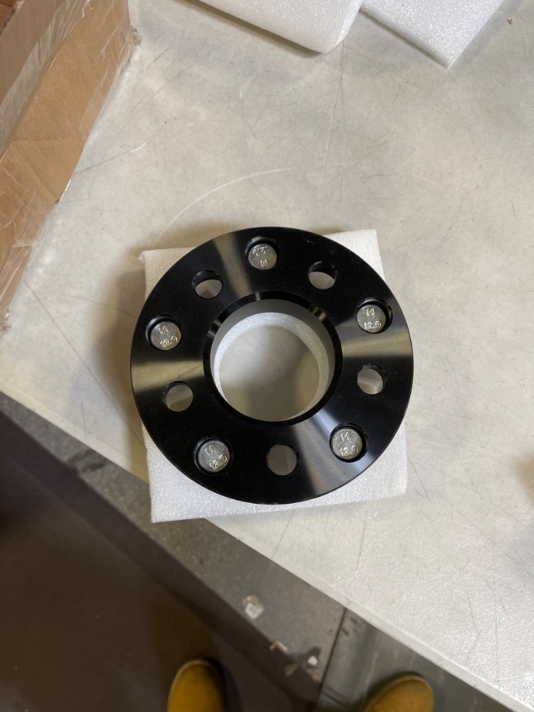 Photo 2 of FLYCLE 5x4.5 to 5x5 Wheel Adapters Conversion Compatible with JK XK WK WJ Wheels on Tj Yj Kk Xj Mj Kj Zj Vehicle, 1.25 inch 5x114.3mm to 5x127mm Wheel Adapter with 1/2-20 Studs & 71.5mm Bore 5x5 (5x127mm) Wheels on 5x4.5 (5x114.3mm) Vehicle
1 PACK