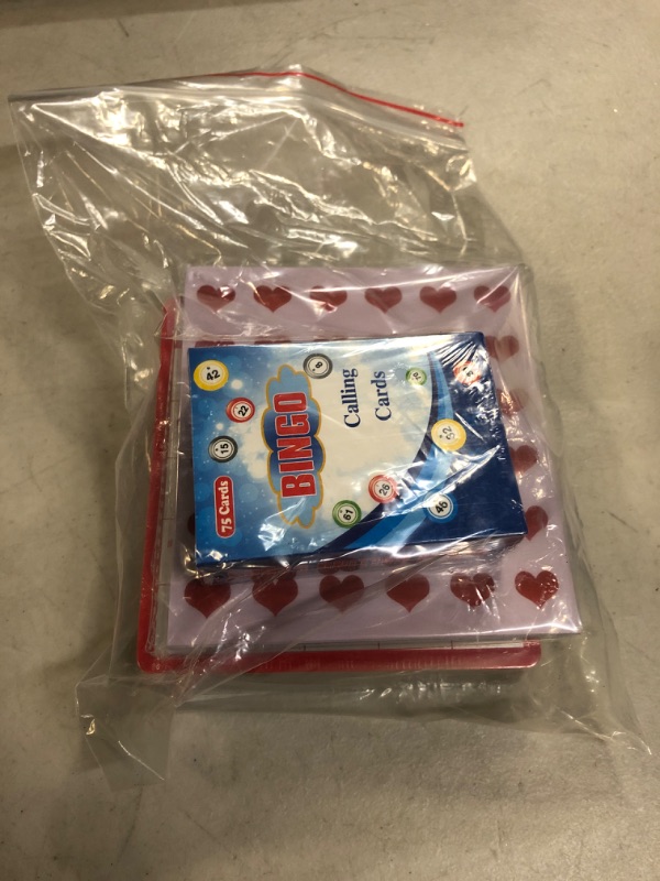 Photo 2 of Yuanhe Bingo Game Set with 100 Bingo Cards, 36 Bingo Stickers and Deck of Bingo Calling Cards for Large Group Bingo Cards+stickers +Calling Cards