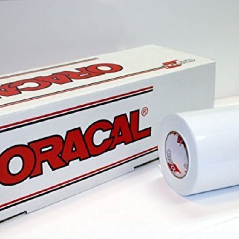 Photo 1 of 24" x 10 Ft Roll of Oracal 651 White Vinyl for Craft Cutters and Vinyl Sign Cutters
