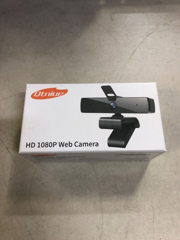 Photo 2 of Qtniue Webcam with Microphone and Privacy Cover, FHD Webcam 1080p, Desktop or Laptop and Smart TV USB Camera for Video Calling, Stereo Streaming and Online Classes 30FPS******Factory Sealed