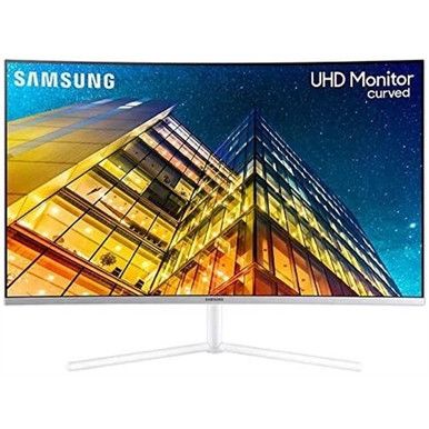 Photo 1 of Samsung LU32R591CWNXZA 32" 4K (3840x2160) 4ms Curved LED FreeSync Monitor,Silver (Certified Refurbished) (2619735)
