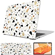 Photo 1 of AOSRHCY Compatible with 2021 2020 2019 2018 MacBook Air?Plastic Hard Shell + Keyboard Cover Screen Protector.Terrazzo Pattern, 2020 MacBook Air 13In A2337 M1 A2179 A1932
