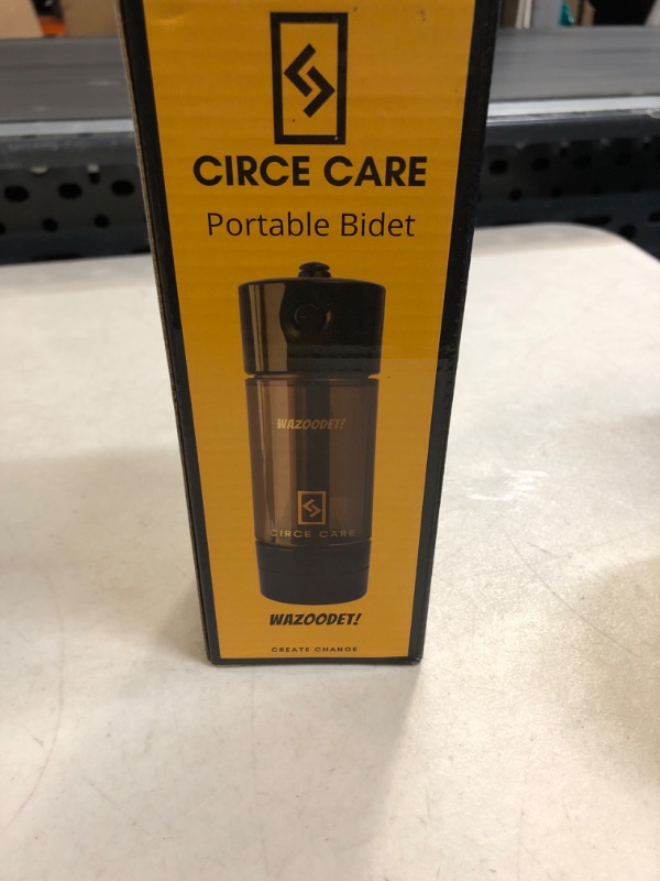 Photo 2 of CIRCE CARE Portable Travel Bidet with Pressure Pump, No Battery, No squeezing; Mini Eco Handheld Personal Bidet Sprayer; for Camping & Outdoors; Peri Bottle for Postpartum, Hemorrhoid, Perineal Care******Factory Sealed