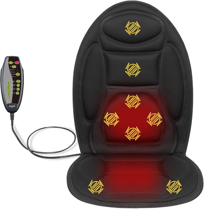 Mynt Vibrating Massage Seat Cushion with Heat,8 Vibration Massage Nodes ...