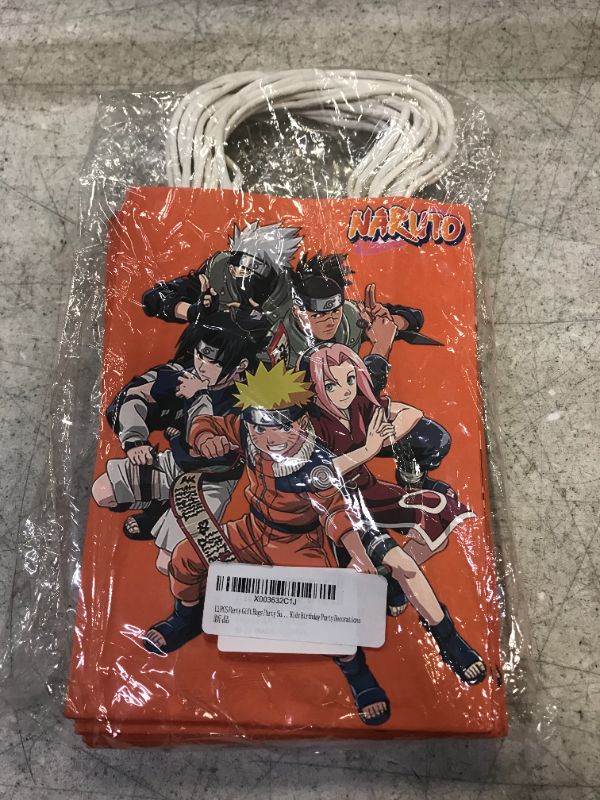 Photo 1 of 12PCS JAPAN ANIME NARUTO PARTY GIFT BAGS PARTY SUPPLIES BIRTHDAY PARTY DECORATIONS