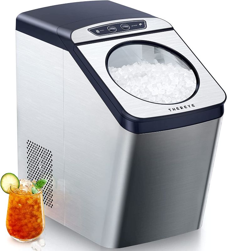 Photo 1 of Thereye Countertop Nugget Ice Maker, Pebble Ice Maker Machine, 30lbs Per Day,