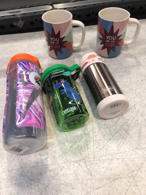 Photo 1 of 5 Item- Misc Mugs & Bottles Bundle. 