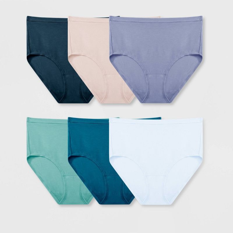 Photo 1 of 9/2X - Fruit of the Loom Women's 6pk Comfort Supreme Briefs - Colors May Vary 9/2X