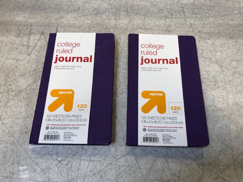 Photo 2 of 2 PACK - College Ruled Journal - up & up
