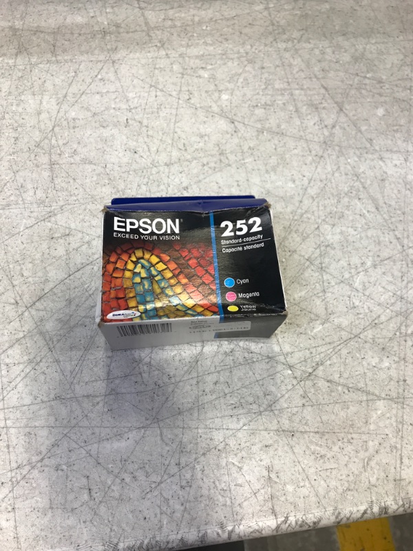 Photo 2 of Epson 252 C/M/Y 3pk Ink Cartridges - Cyan, Magenta, Yellow (T252520-CP)