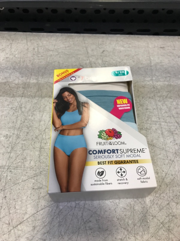 Photo 2 of Fruit of the Loom Women&#39;s 6pk Comfort Supreme Briefs - Colors May Vary 9