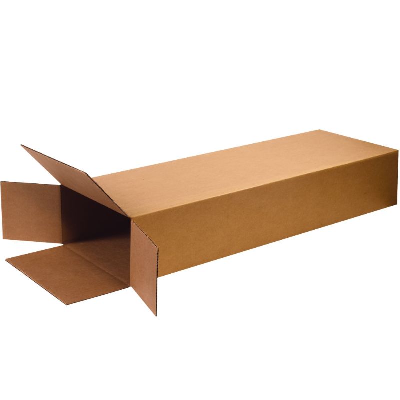 Photo 1 of 12pcs 8 x 4 x 52" FOL Side Loading Corrugated Boxes
