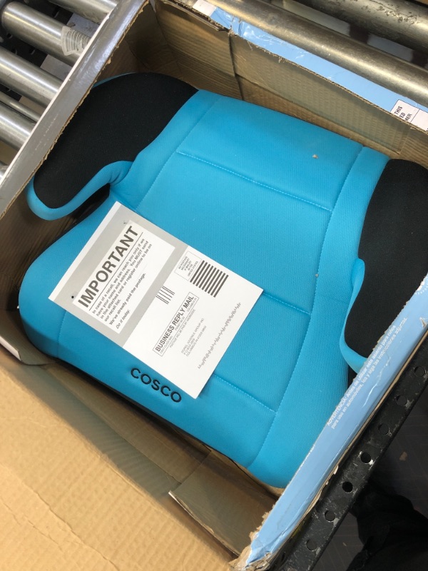 Photo 3 of Cosco Topside Booster Car Seat - Easy to Move, Lightweight Design (Turquoise)