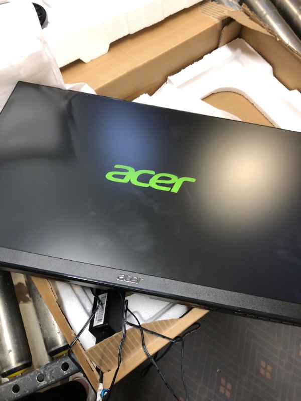 Photo 2 of Acer 21.5 Inch Full HD (1920 x 1080) IPS Ultra-Thin Zero Frame Computer Monitor (HDMI & VGA Port), SB220Q bi Monitor only 21.5-inch