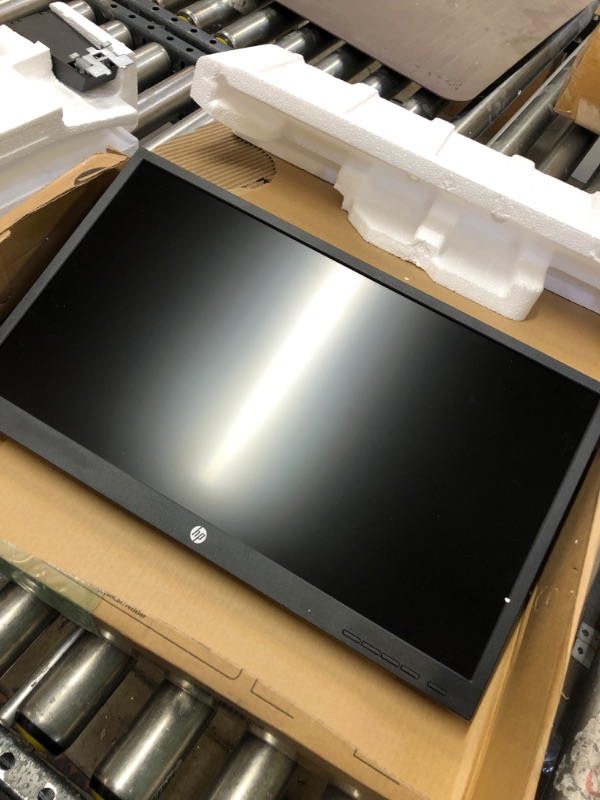 Photo 1 of HP P22va G4 21.5 inch 1080P Computer Monitor, Full HD Anti-Glare VA Display, 3000:1 Contrast Ratio, HDMI, VGA, VESA Mount, Low Blue Light Mode, Ideal for Home and Business, Black (2022 Latest Model)
UNABLE TO TEST - MISSING CORD