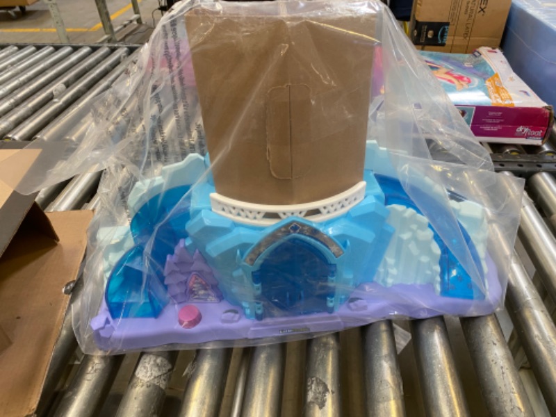 Photo 1 of Disney Frozen Toys, Fisher-Price Little People Toddler Playset With Elsa & Olaf Toys Lights & Music, Elsa's Ice Palace, Frustration-Free Packaging SIOC/FFP