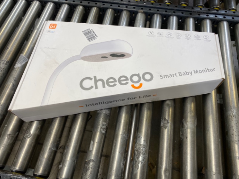 Photo 3 of Cheego Smart Baby Monitor & Clip-On Mounting-HD Video Camera and Audio, 2-Way Talk, Nightlight and Night Vision, Room Humidity & Temp, Wake up & Crying Detection Works with Alexa