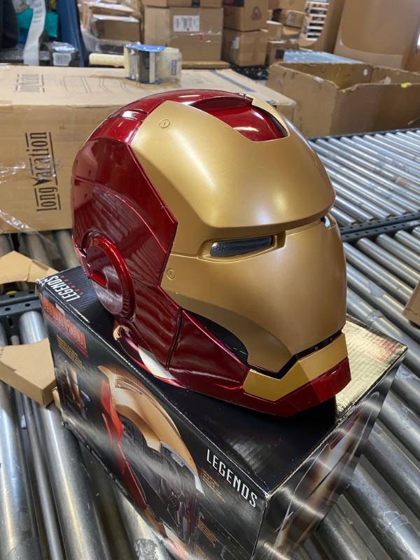 Photo 2 of Hasbro Iron Man Electronic Helmet Avengers Legends Gear