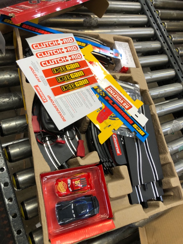 Photo 1 of Carrera GO!!! 62477 Disney Pixar Cars Neon Nights Electric Slot Car Racing Kids Toy Race Track Set Includes 2 Controllers and 2 Cars in 1:43 Scale Disney Cars Neon