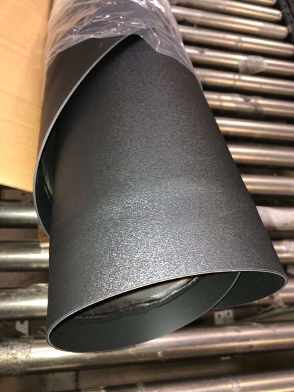 Photo 1 of Amazon Basics 3 ft. x 5 ft. Salon & Barber Shop Chair Anti-Fatigue Floor Mat - Black Semi Circle - 1/2 in. Thick 3ft x 5ft x 1/2inch Semi Circle