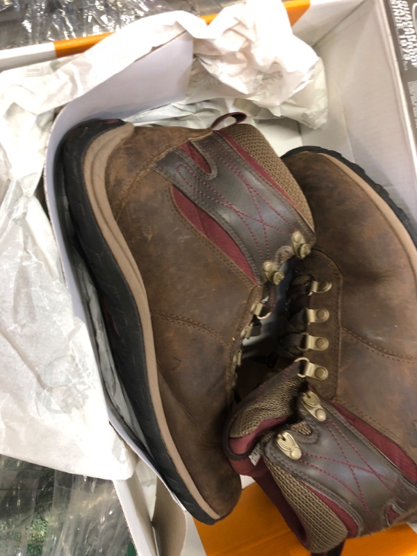 Photo 4 of Timberland Women's Norwood Mid Waterproof Hiking Boot 10 Dark Brown