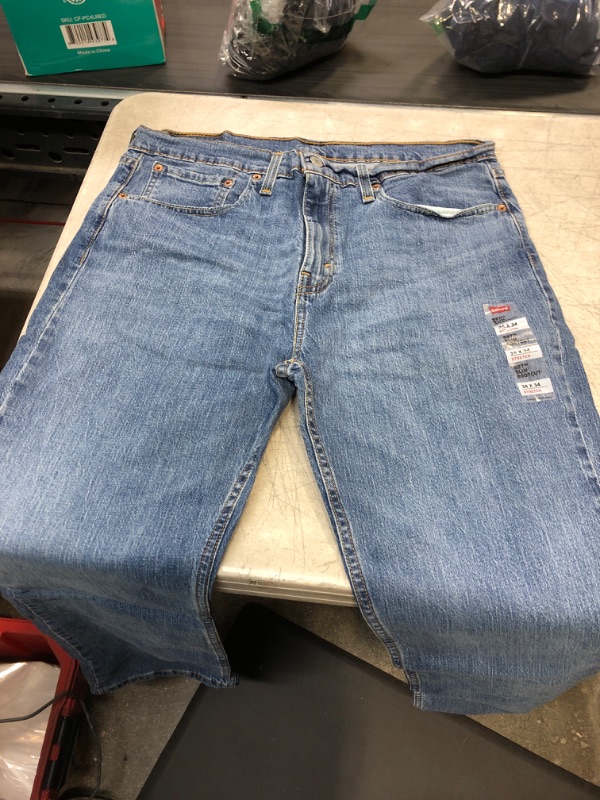 Photo 1 of womens Levis 34X34 stretch 527 slim bootcut jeans 