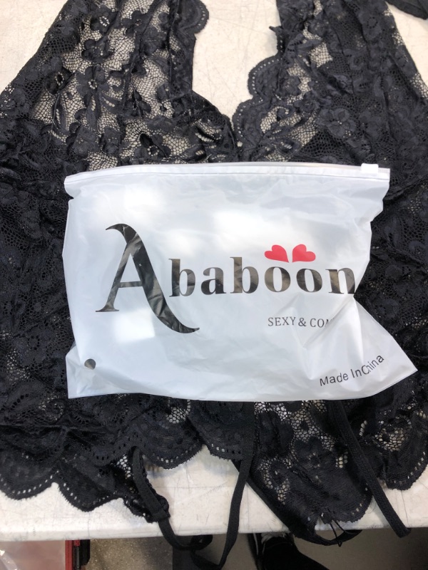 Photo 2 of ababoon size 4xl lingerie black 