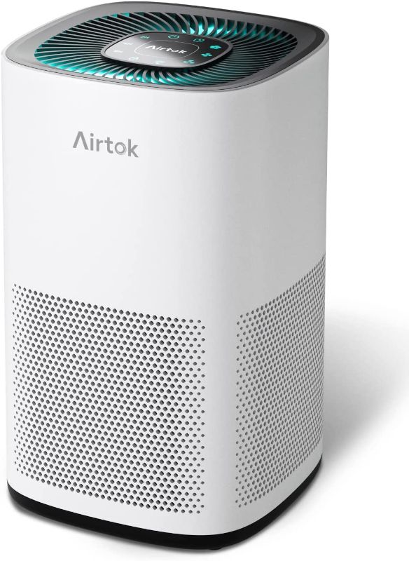 Photo 1 of AIRTOK Air Purifiers for Home Large Room up to 793ft², H13 True HEPA Air Filter Cleaner, Odor Eliminator, Remove Allergies Smoke Dust Pollen Pet Dander, Ozone-Free, Night Light (Available for California)
