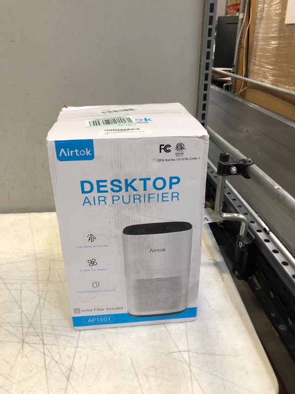 Photo 1 of AIRTOK Air Purifiers for Home Large Room up to 793ft², H13 True HEPA Air Filter Cleaner, Odor Eliminator, Remove Allergies Smoke Dust Pollen Pet Dander, Ozone-Free, Night Light (Available for California)
