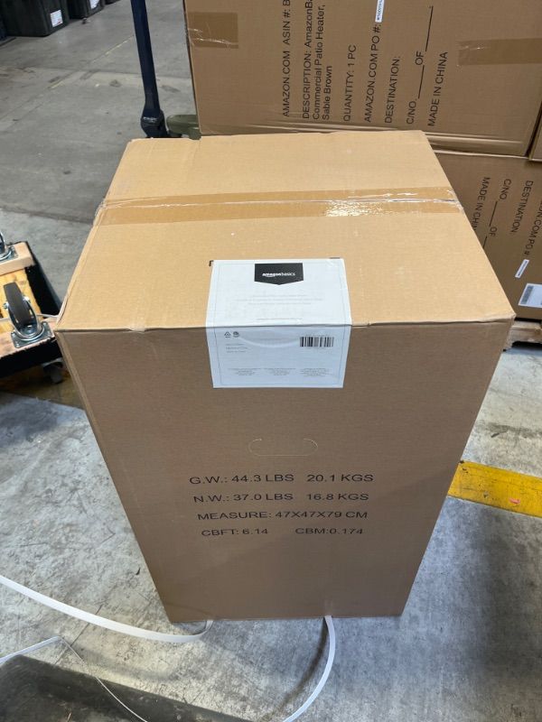 Photo 1 of AmazonBasics Commercial Outdoor Patio Heater, Sable Brown