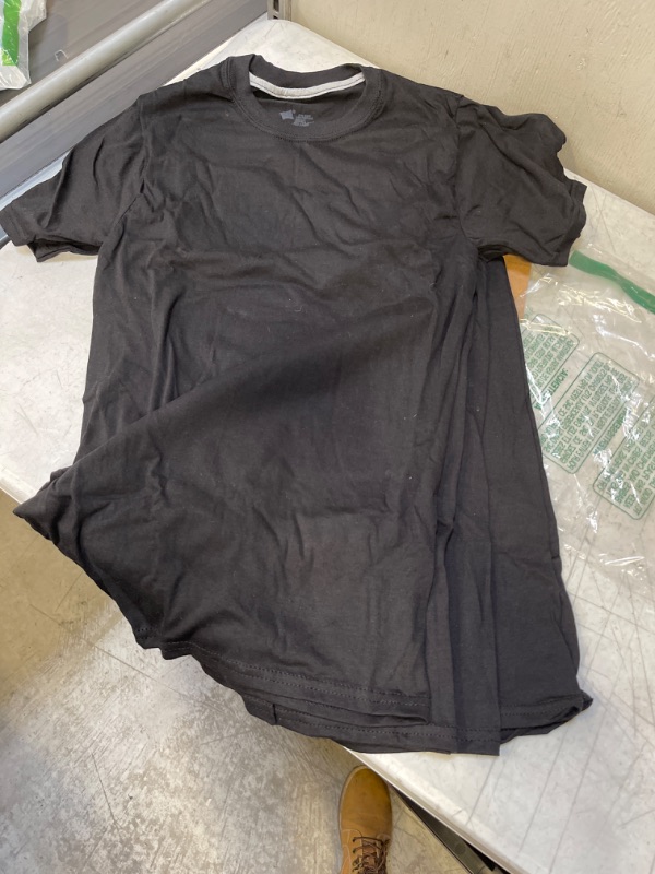 Photo 1 of 4 PK BLACK T-SHIRTS, SIZE S