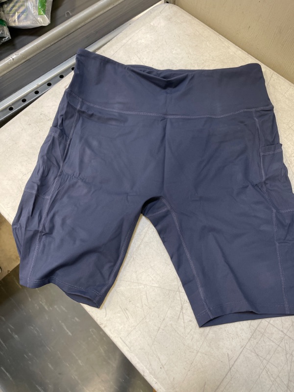 Photo 1 of BLUE WOMANS EXERCISE SHORTS, SIZE XL