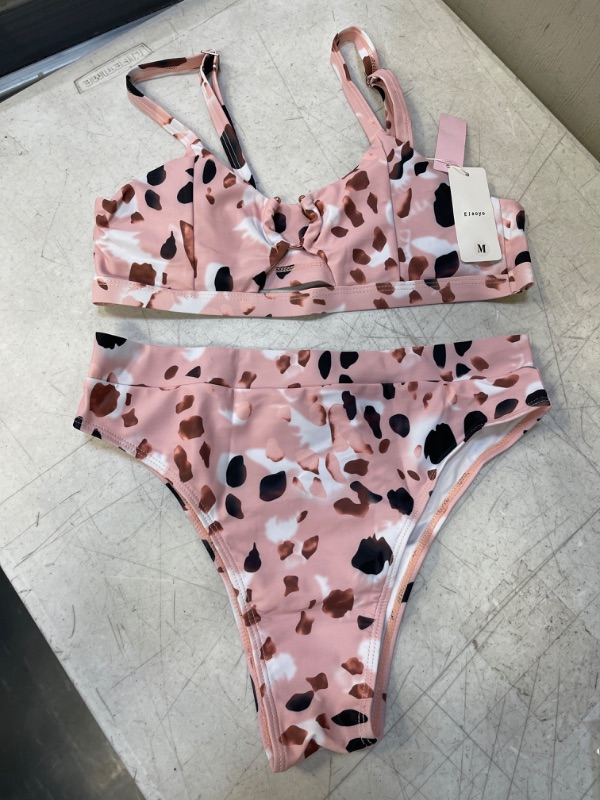 Photo 1 of 2 PC SWIMSUIT, PINK, SIZE M