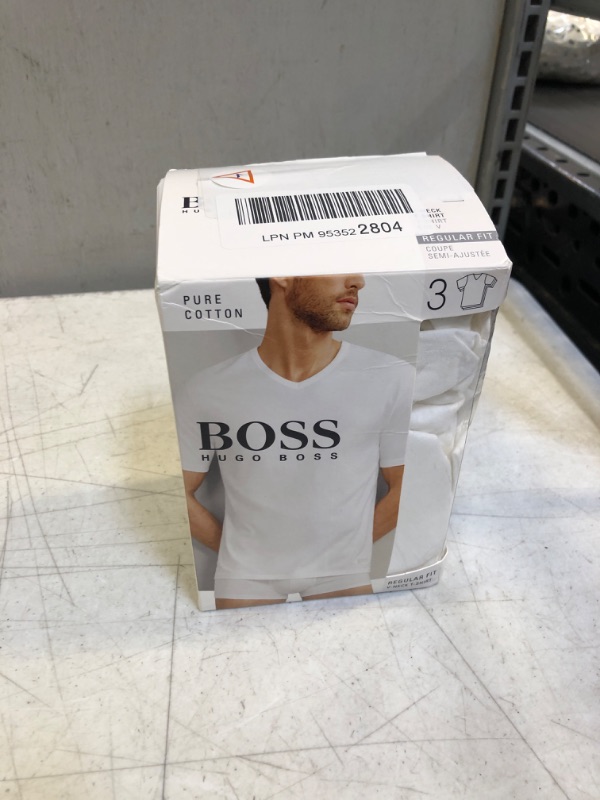 Photo 2 of BOSS Men's Underwear, Cotton 3 Pack  V Neck Undershirts