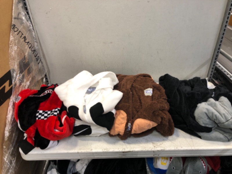 Photo 1 of 4 PC MISC ONESIES( IN SIZE ORDER:  1 SMALL , 1 LARGE , 1 XLARGE , 1 2XLARGE ) 