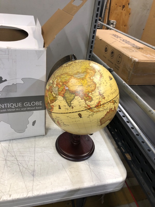 Photo 1 of 10" ANTIQUE GLOBE 