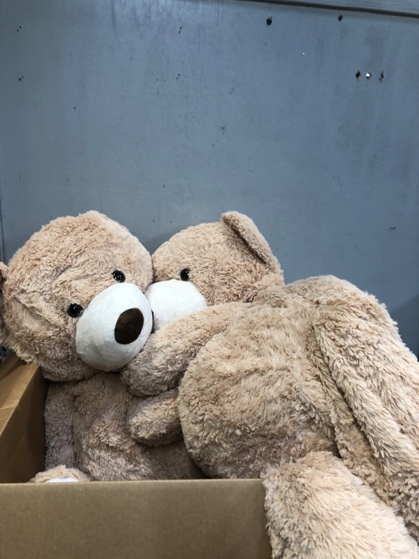 Photo 1 of 2 PC TAN LARGE TEDDY BEARS 