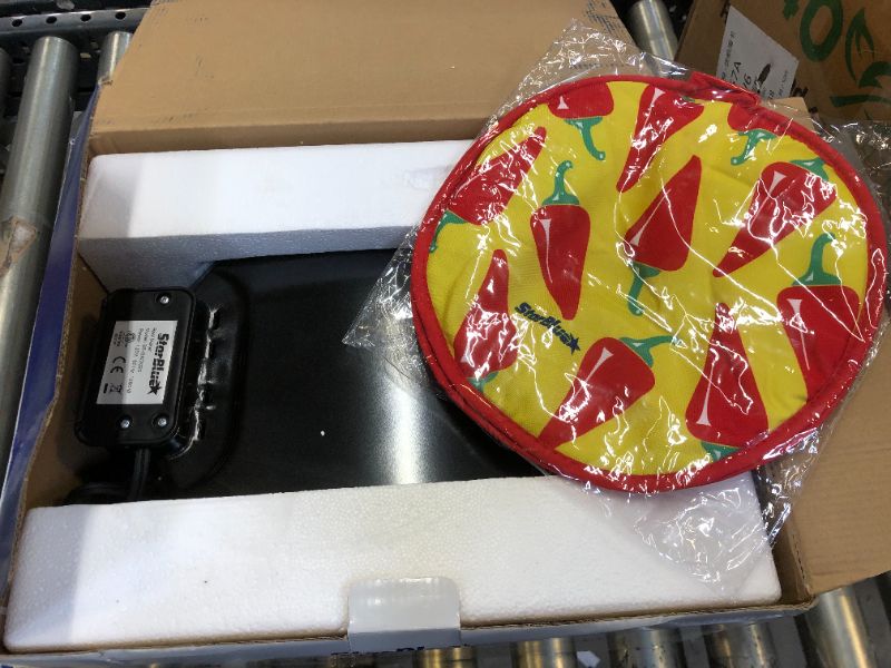 Photo 1 of 10inch Roti Maker by StarBlue with FREE Roti Warmer - The automatic Stainless Steel Non-Stick Electric machine to make Indian style Chapati, Tortilla, Roti AC 110V 50/60Hz 1200W