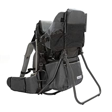Photo 1 of ClevrPlus Cross Country Baby Backpack Hiking Child Carrier Toddler Gray