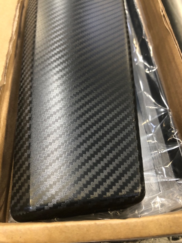 Photo 1 of SHINEHOME Dashboard Cover for Tesla Model 3 Model Y Carbon Fiber Pattern Dashboard Wrap Cap, ABS Dash Cover for 2017-2021 Tesla Model 3 Y Accessories