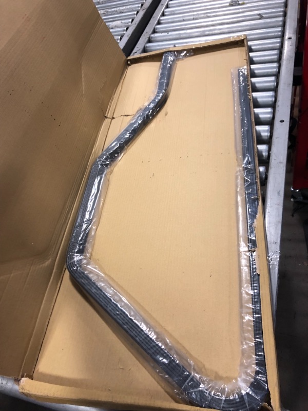 Photo 2 of MYard Grooved Handrail RVH4 for 4 Step Above 1st Generation RV Entry Steps, Replacement for MORryde STP214-006H for 4 Step Handrail (1st Generation)